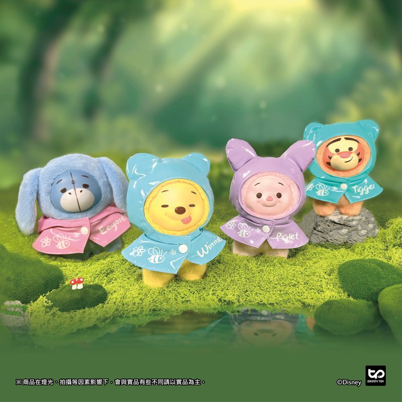 【預購】小熊維尼-雲朵下的朋友 全套吊飾玩偶 共 4 款 - 公仔/玩偶 - 其他材質 多色