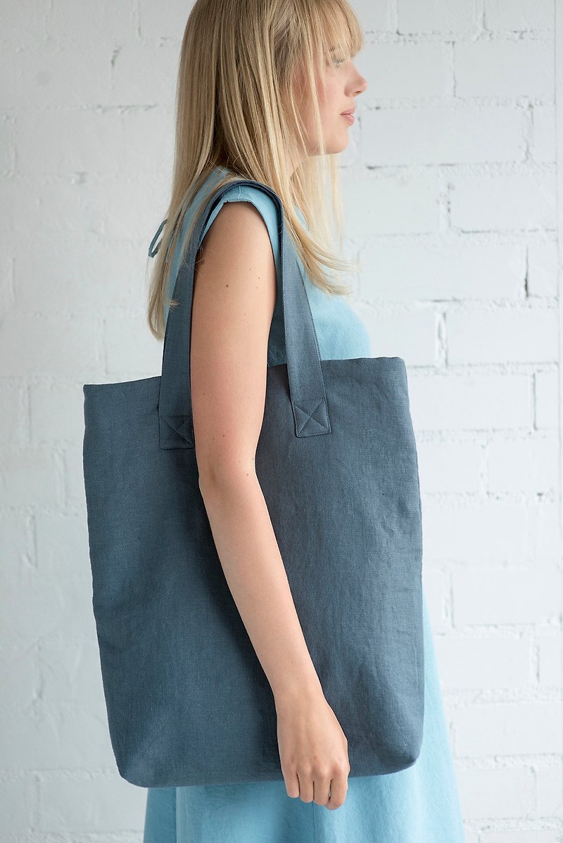 Linen Shoulder Bag Motumo – 17B1 - กระเป๋าถือ - ลินิน 