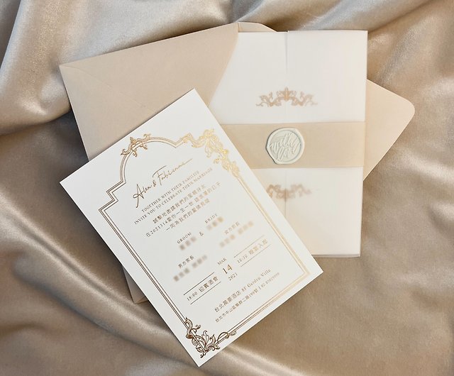 100件の注文 ヌードパウダーライトラグジュアリーホワイトコットンカードの結婚式の招待状 ショップ Class カード はがき Pinkoi