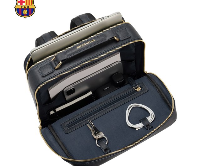FC Barcelona 本革二重リュックサック - ショップ Maverick & Co