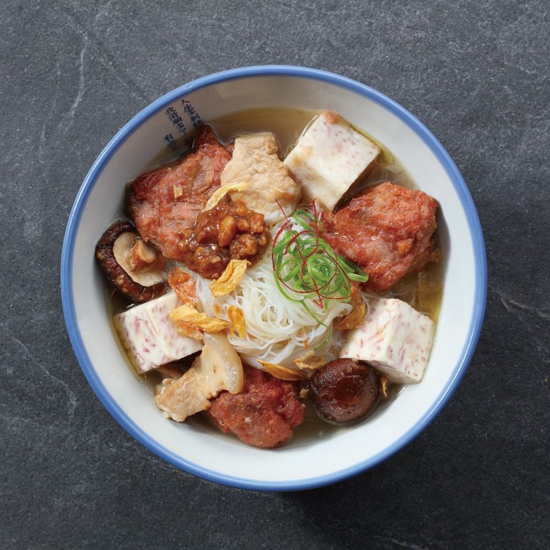 Frozen Pork Ribs Crispy Taro Rice Noodle Soup - เครื่องปรุงรสสำเร็จรูป - อาหารสด สีแดง