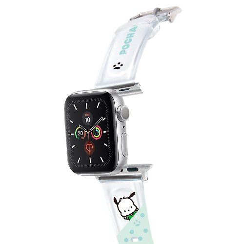 HongMan康文國際 【Hong Man】三麗鷗系列 Apple Watch PVC錶帶 點點帕恰狗