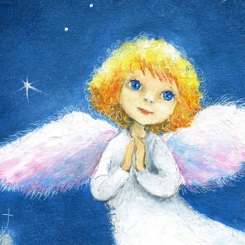 Angel flying card and poster - Posters - Paper 