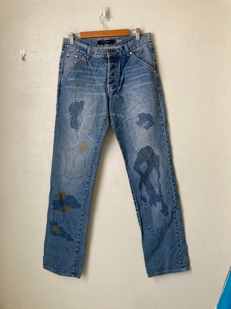 Vintage Matt Davis mens jeans Size 46 - 女長褲 - 棉．麻 
