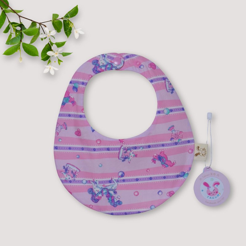 Double-sided bib and egg bag - Bibs - Cotton & Hemp Pink