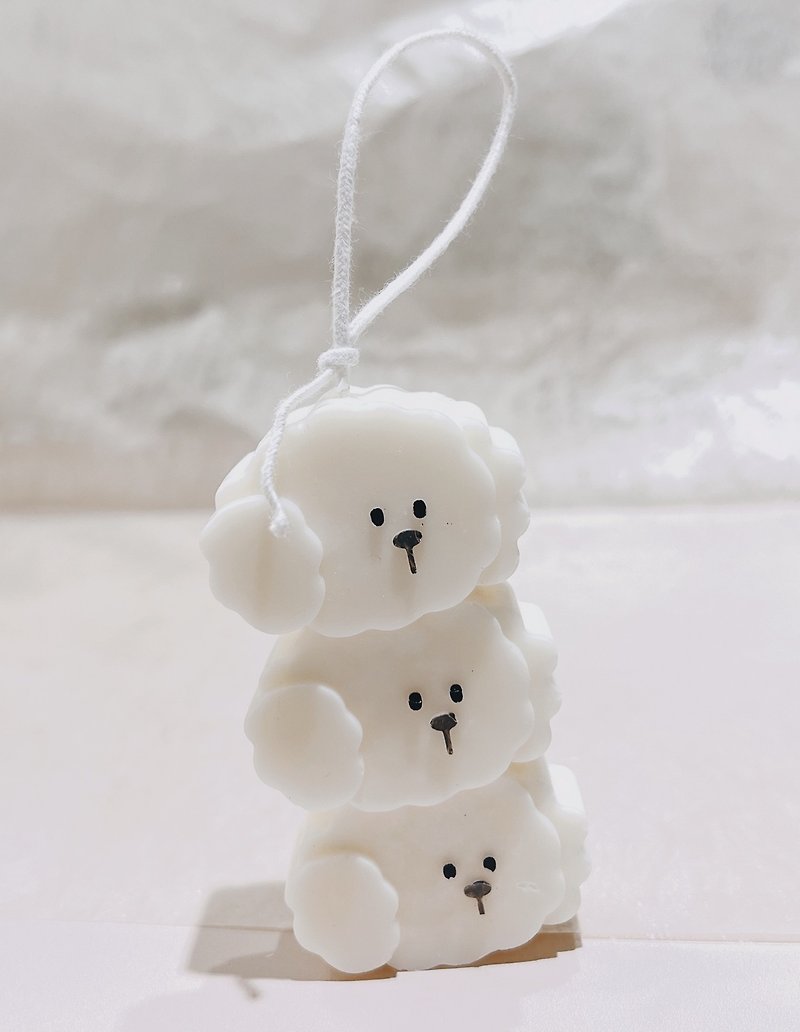 Small white string candles - Fragrances - Wax 