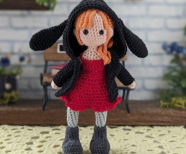 crochet doll jacket