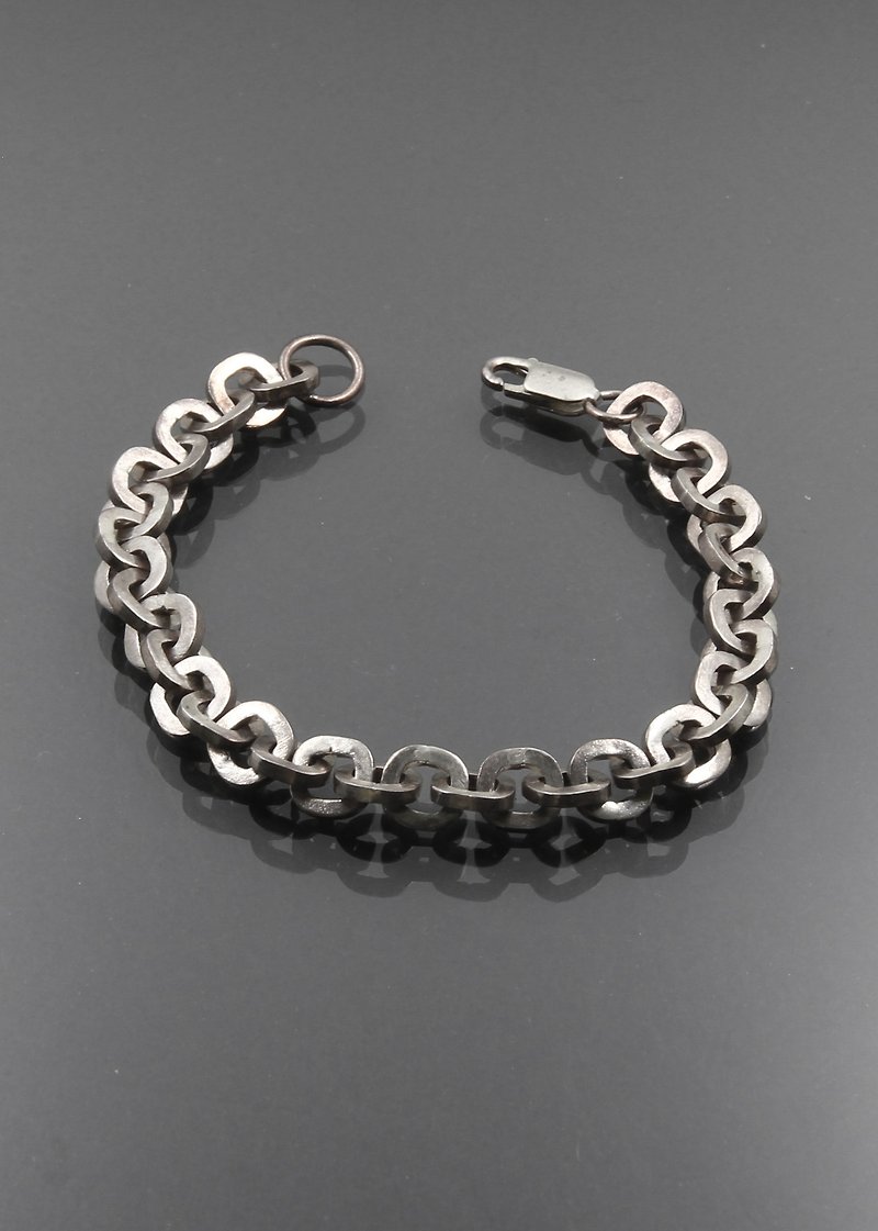-Square circle volume bracelet-Bracelet bracelet - Bracelets - Sterling Silver Silver