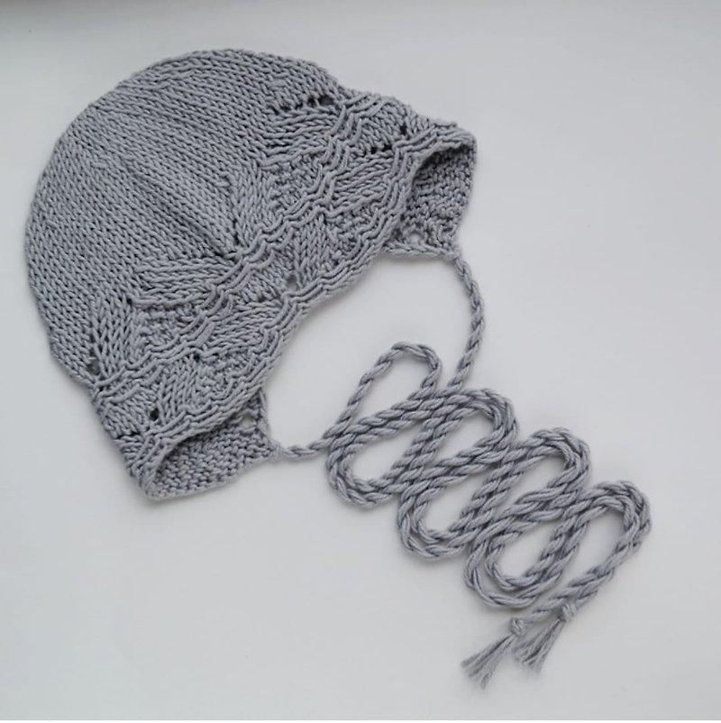 Bonnet Waves knitting pattern - 編織/刺繡/羊毛氈/縫紉 - 其他材質 