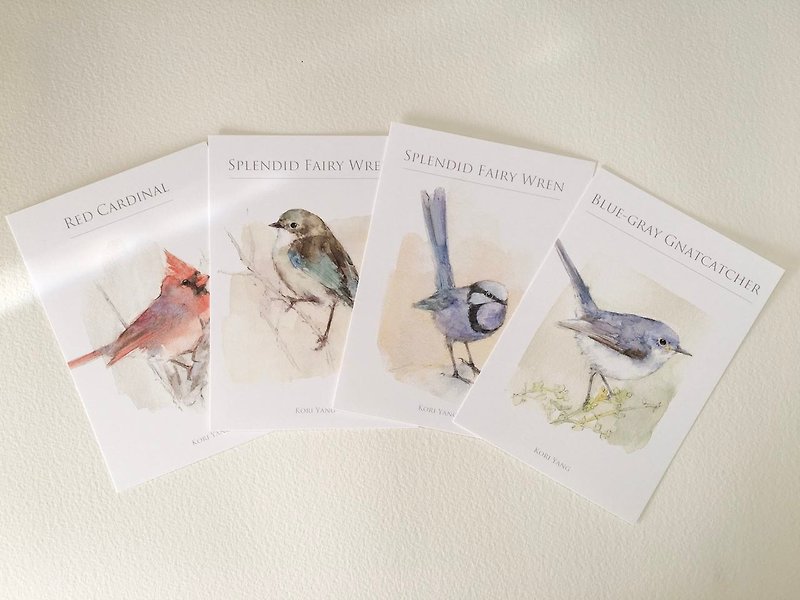 Birds postcard group H - การ์ด/โปสการ์ด - กระดาษ 