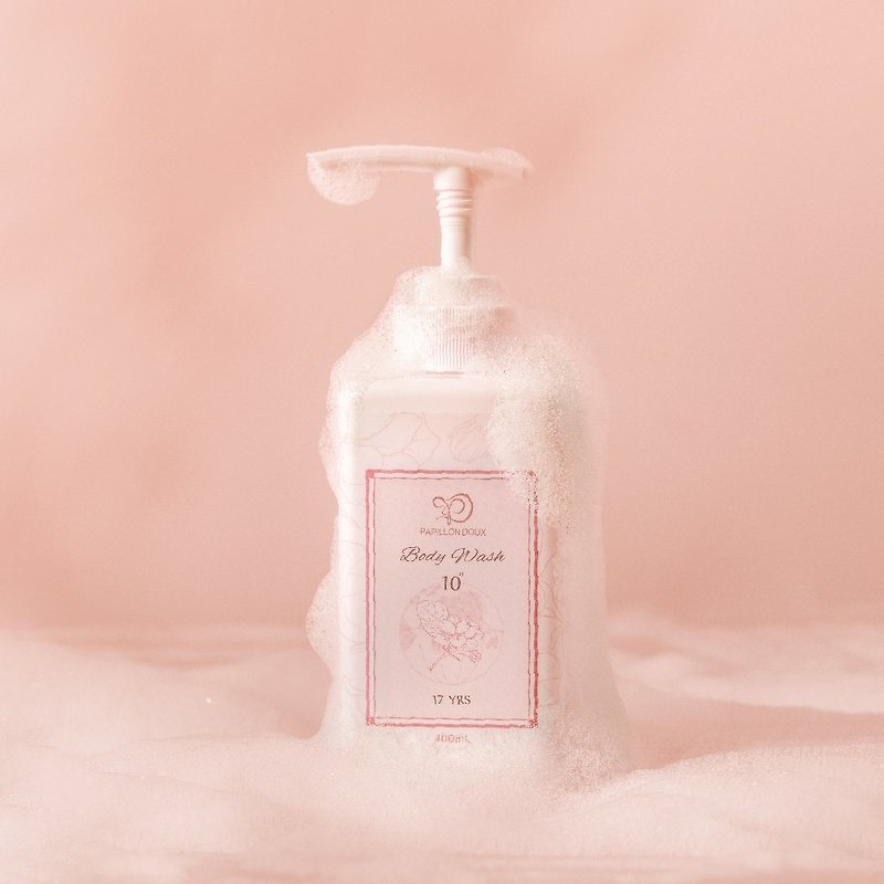 PAPILLON DOUX fragrance shower gel - ครีมอาบน้ำ - วัสดุอื่นๆ ขาว
