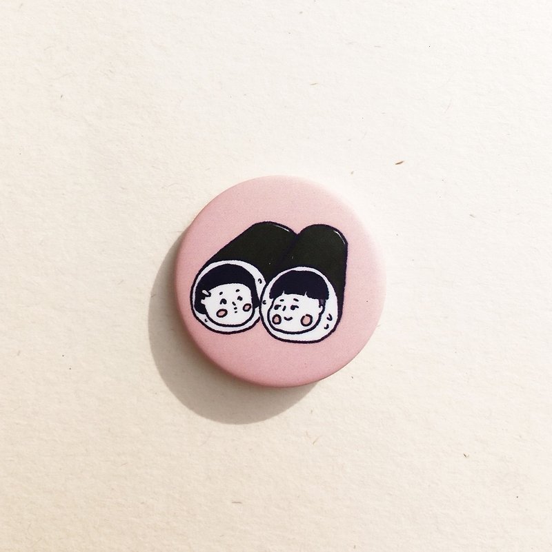 :Limited lovers: Together to become the best sushi badge in the world - Badges & Pins - Paper Pink