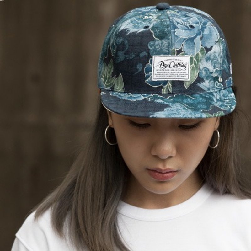 KIRIN collection - Snapback - หมวก - ผ้าฝ้าย/ผ้าลินิน สีน้ำเงิน