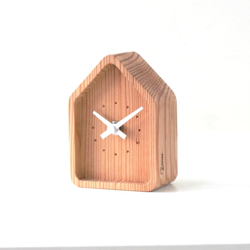 Ritter小屋 杉木桌鐘 - 時鐘/鬧鐘 - 木頭 