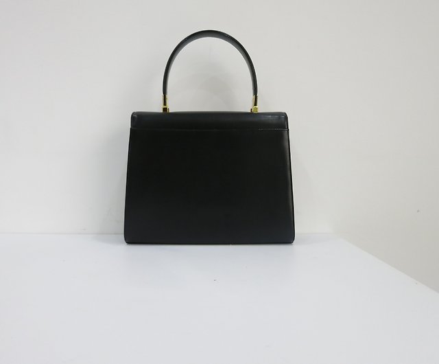 Secondary Bag Vintage] Kimijima Ichiro Kimijima Black Crown Antique Bag丨Portable  Side Back - Shop Imogen Antique Handbags & Totes - Pinkoi