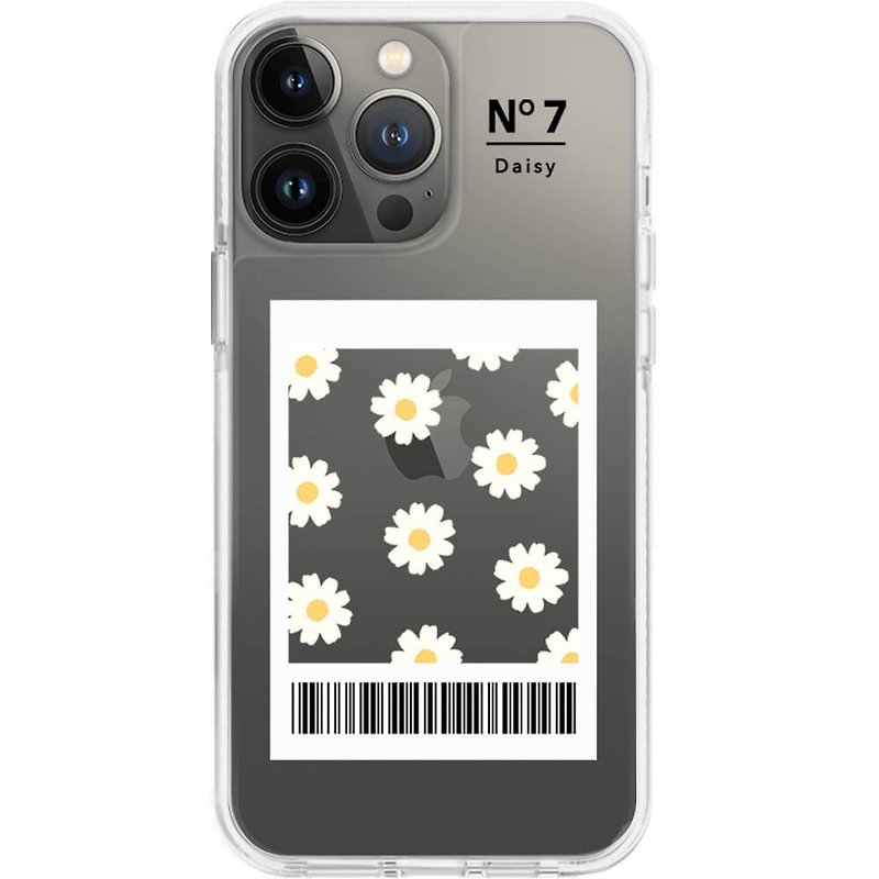 Polaroid pear flower white wild chrysanthemum customized vehicle anti-fall mobile phone case iphone 14 13 12 11 - Phone Cases - Eco-Friendly Materials Transparent