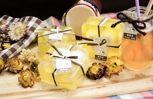 心路基金會－幸福+工場 甜心蜂蜜皂─洋甘菊蜂蜜手工皂(黃色)