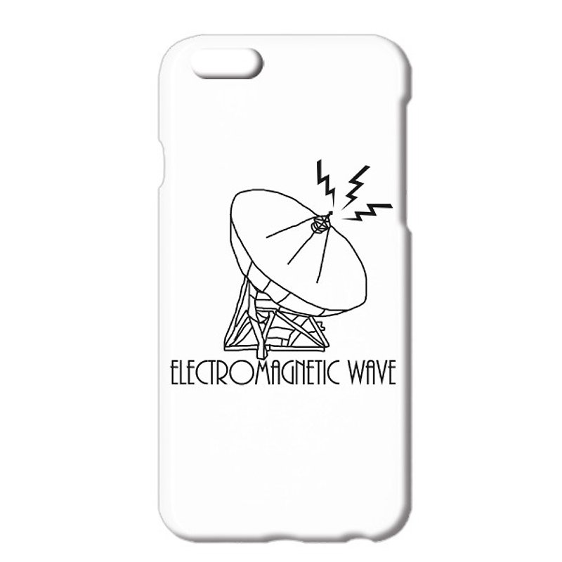 [IPhone Case] Electromagnetic wave - เคส/ซองมือถือ - พลาสติก ขาว