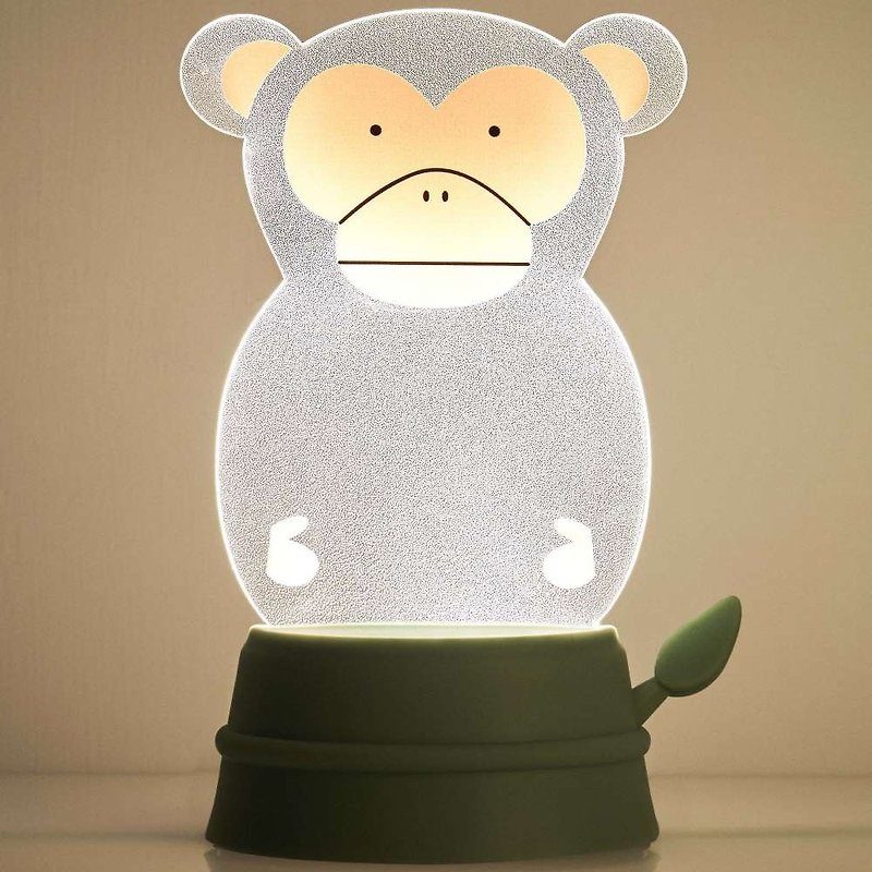 PartyLight派對時光情境燈-台灣獼猴 - 燈具/燈飾 - 塑膠 咖啡色