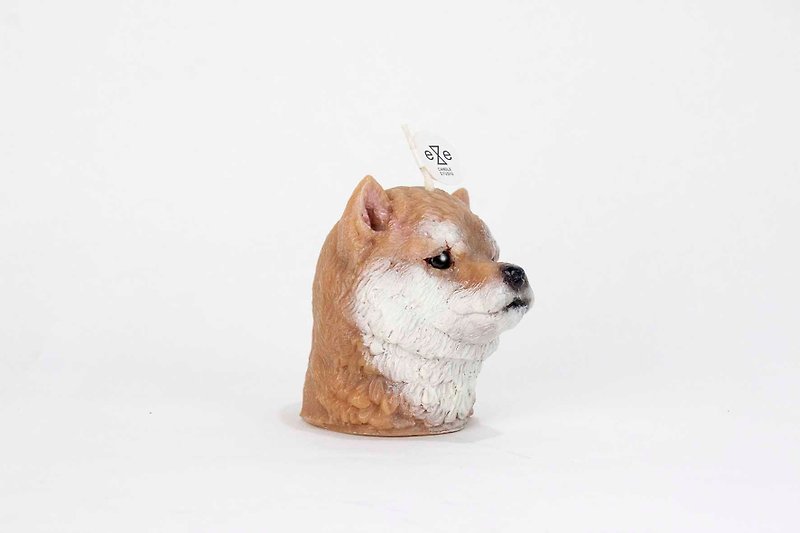 Painted Shiba Candle - Candles & Candle Holders - Wax 