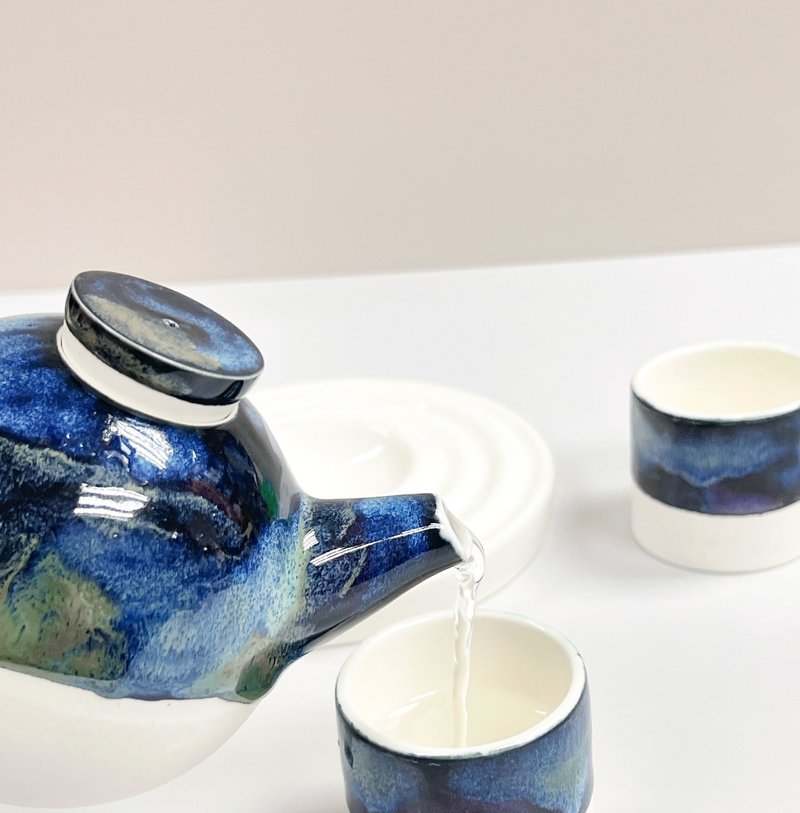 水滴形茶具/ 套裝 - 茶壺/茶杯/茶具 - 陶 