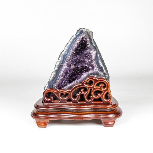 石之王 King Stones - 水晶天然石飾品、原礦 ESP 巴西小紫晶洞 012050