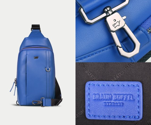 免費贈送送禮提袋】哈潑胸包-(多色任選)/BF517-22 BRAUN BUFFEL