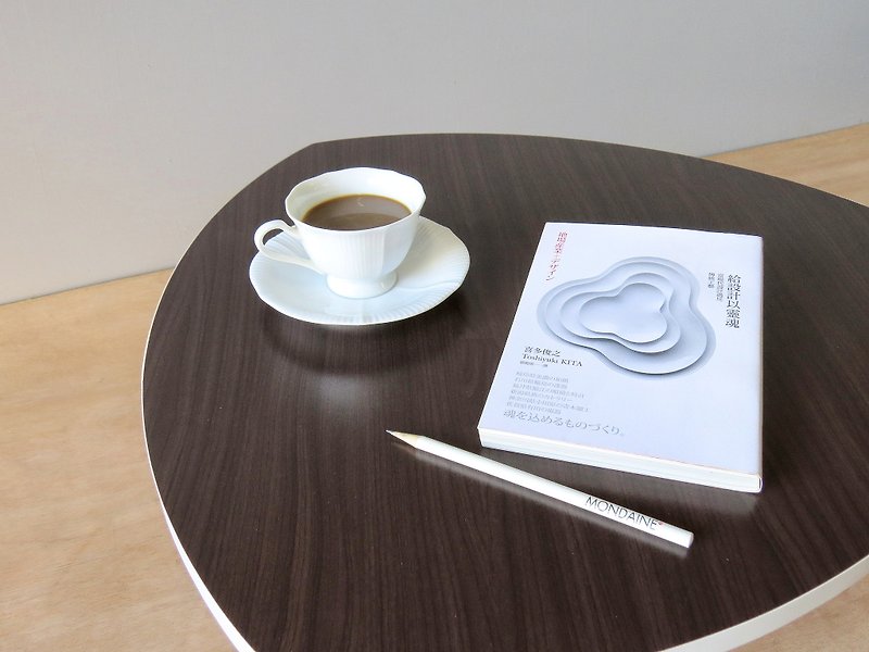 HO MOOD 解構系列—御飯糰 摺疊桌(白邊款)。 - 野餐墊/露營用品 - 木頭 咖啡色
