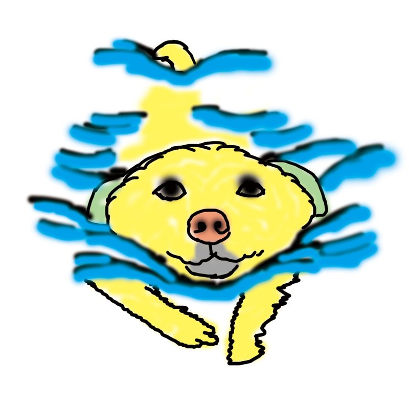 dog swimming T - shirt - เสื้อยืดผู้หญิง - ผ้าฝ้าย/ผ้าลินิน หลากหลายสี