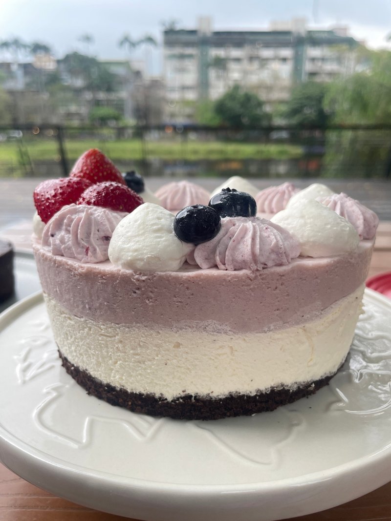 2024 Mother's Day Cake/Strawberry Mousse/No Sugar Added and Gluten Free - เค้กและของหวาน - วัสดุอื่นๆ 