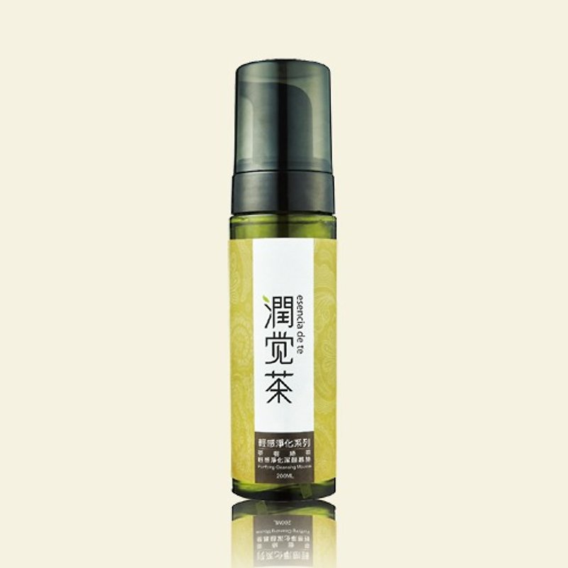 [Tea Bao Runjue Tea] Tea Tree Green Tea Light Purifying Cleansing Mousse (200ml) Fragrance/Wedding Small Items/Gifts/Gift Exchange - Facial Cleansers & Makeup Removers - Paper Green