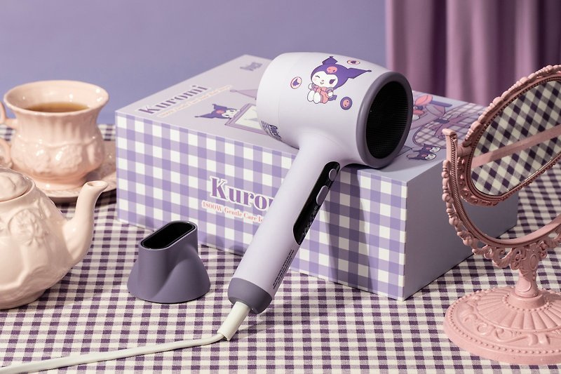 Sanrio x QUICO 1800W Gentle Care Ionic Hair Dryer - Kuromi - Other Small Appliances - Plastic 