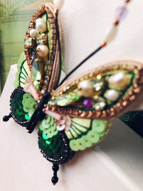 JelenasBoutique Butterfly Brooch for Women, Perfect Gifts for Her