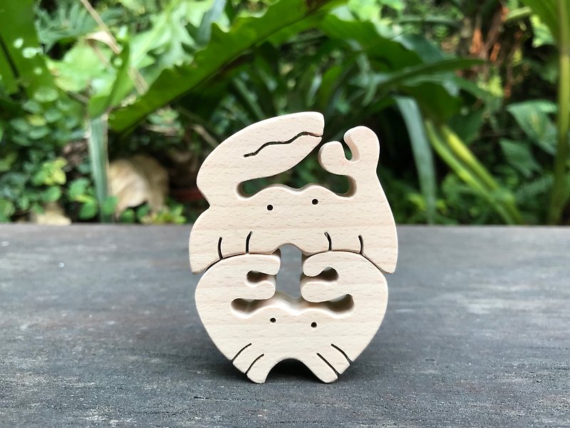 Thank you, crab crab version 2.0 love. handmade woodwork - Items for Display - Wood 