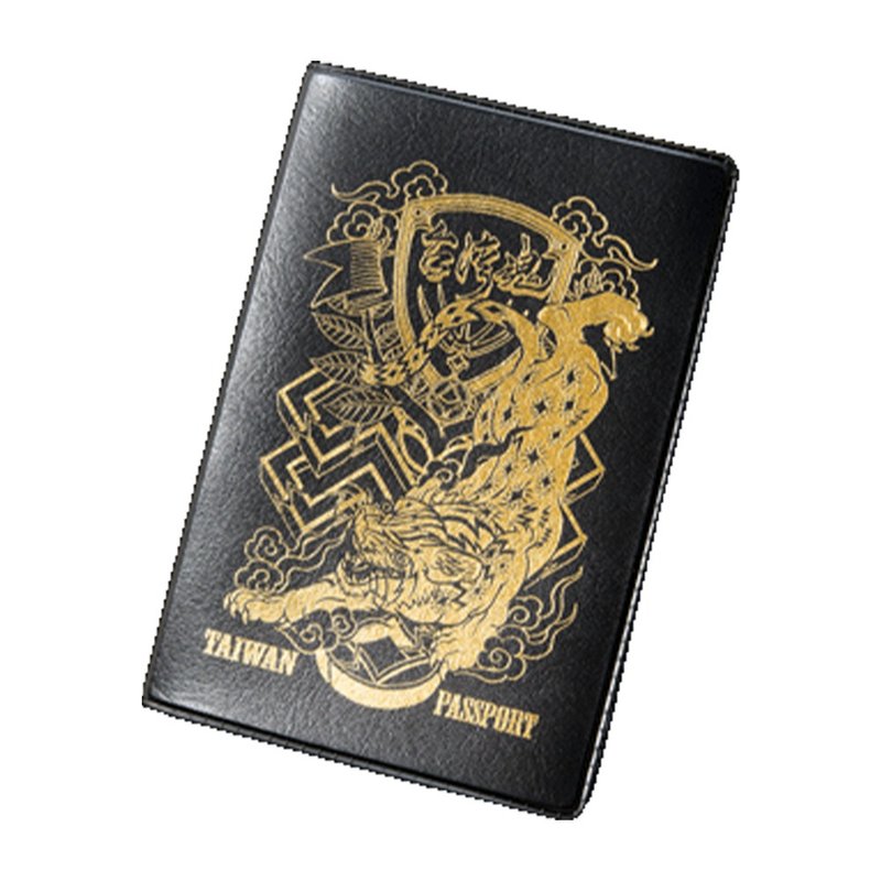 台灣魂-石虎-進擊的章紋-護照套 - 護照夾/護照套 - 其他材質 