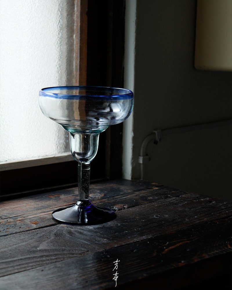 藍色手工杯 - 酒杯/酒器 - 玻璃 