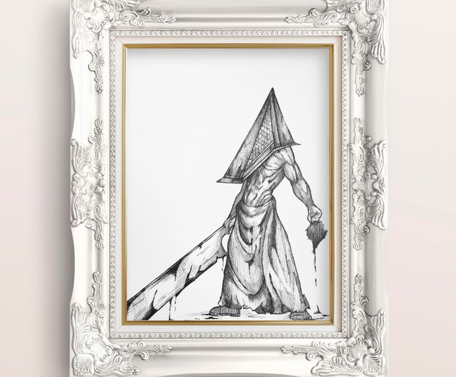 Pyramid Head, Printed and Painted by me : r/silenthill