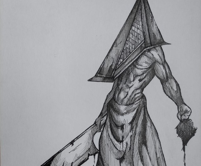 Pyramid Head A5 Print 