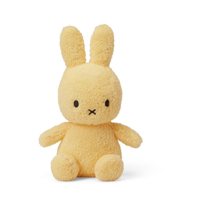 BON TON TOYS Miffy Rabbit Stuffed Doll 23CM-Light Yellow - ตุ๊กตา - เส้นใยสังเคราะห์ สีเหลือง