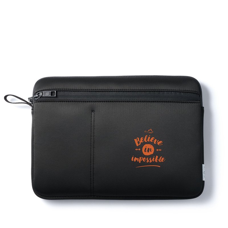 LUCIEN MacBook Pro 14吋/Air 13吋收納型保護袋-布朗黑 - 電腦包/筆電包 - 其他材質 黑色