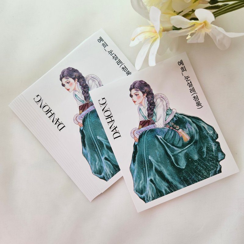 yehee_Oriental Sticker_noonsulle_green - 貼紙 - 紙 綠色