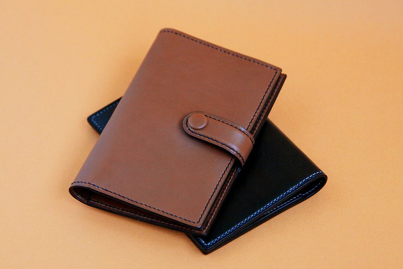 Buttero Brown Passport Holder - Passport Holders & Cases - Genuine Leather Brown