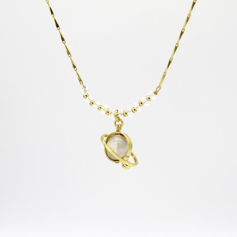 閃耀星球項鍊 金色 - 項鍊 - 24k 金 