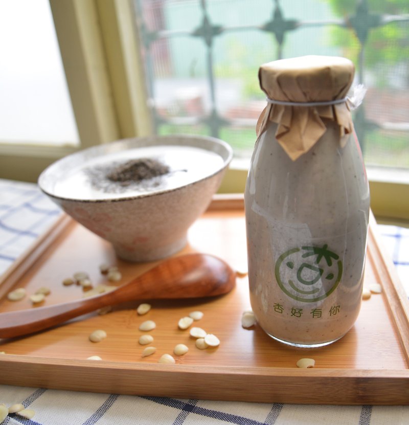 Hand-made sesame and almond tea in glass bottles - Other - Glass 