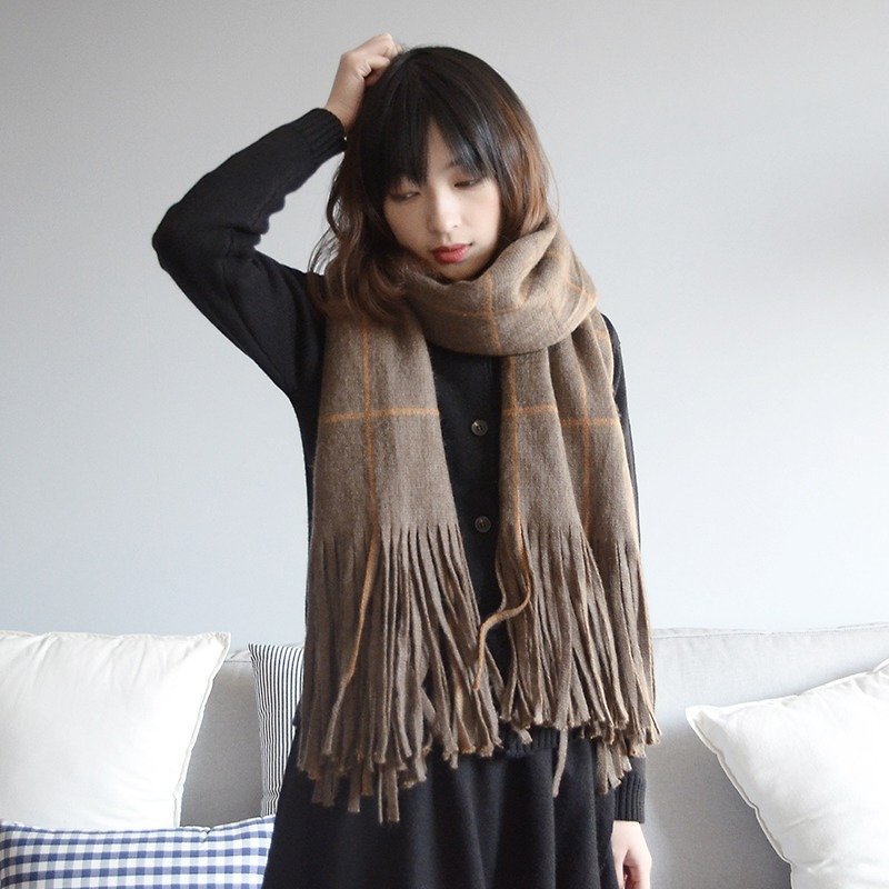 Striped scarves | imitation cashmere | Indie brand | Sora - Other - Polyester 