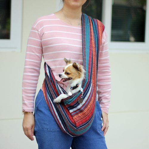 marygracedesign Dog Carrier Dog Sling Pet Carrier Cat Carrier Bag Pet Name Tag Puppy Bag