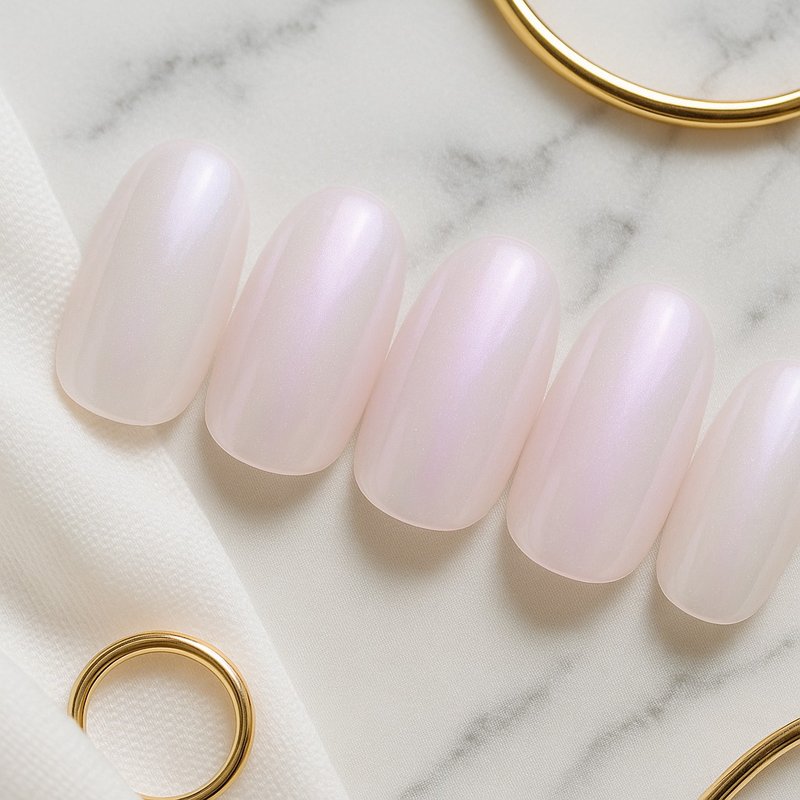 極光白#806C 美甲凝膠 Gel Nail Polish - 指甲油/指甲貼 - 其他材質 白色