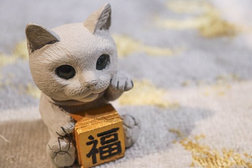 あけぼのMUSE ミニ招き猫置物 - ショップ shumusefeather 置物