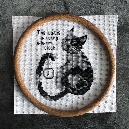 JulieAndStitch Cross stitch pattern Cat, cross stitch pattern for beginners, PDF x stitch chart