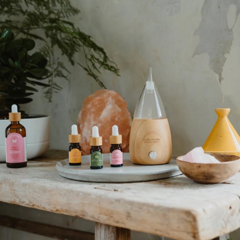 Clarity Blend Nebulising Aromatherapy Diffuser Kit - น้ำหอม - น้ำมันหอม สีน้ำเงิน